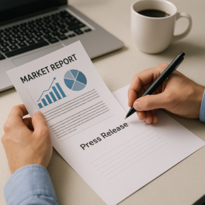 How to Turn a Market Report Into a Press Release