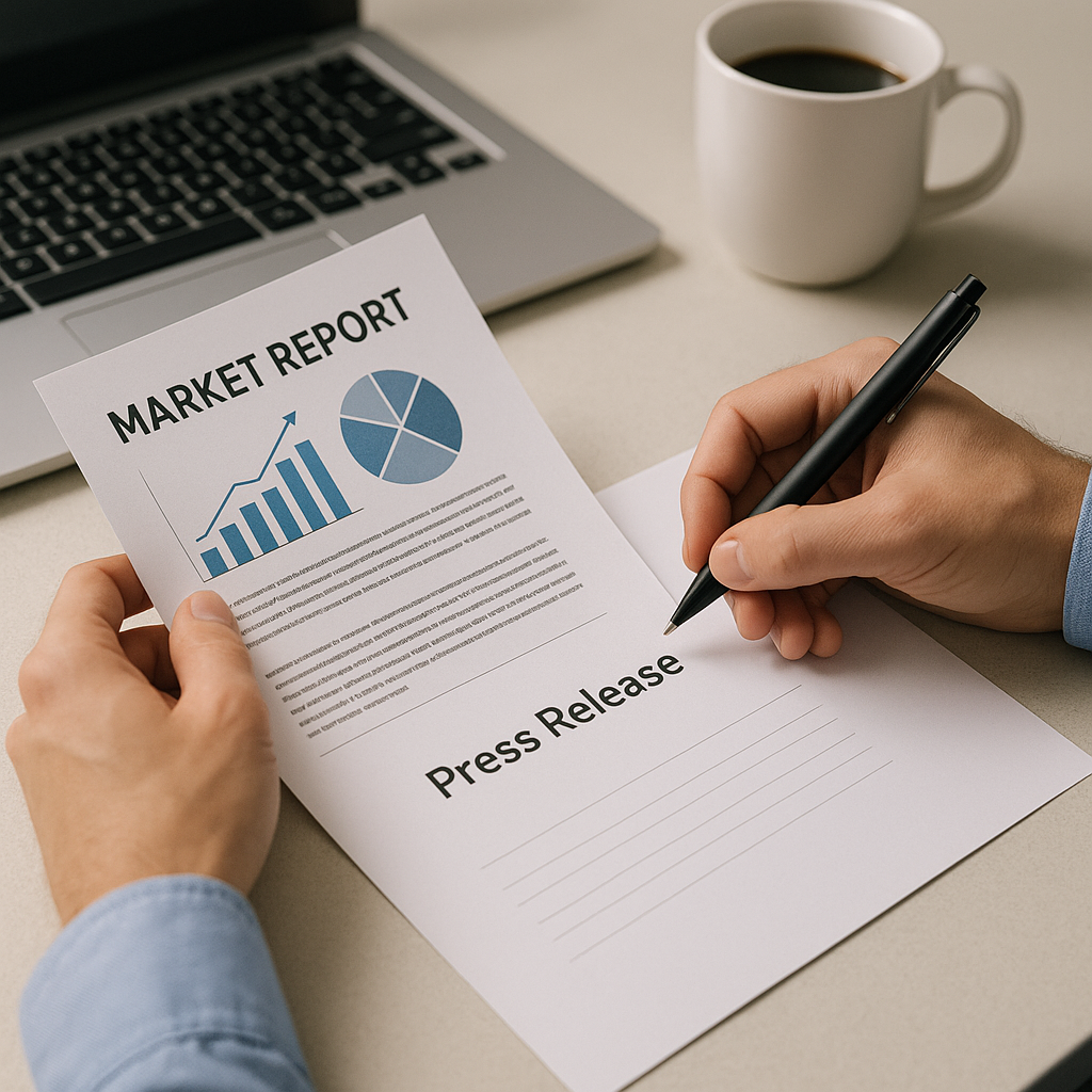 How to Turn a Market Report Into a Press Release