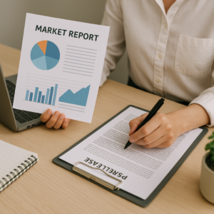 How to Turn a Market Report Into a Press Release How to Turn a Market Report Into a Press Release