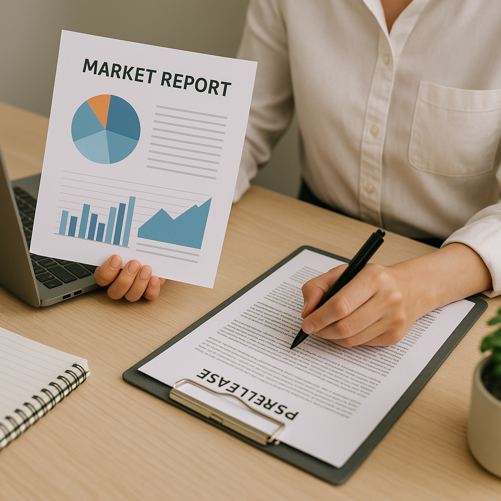 How to Turn a Market Report Into a Press Release How to Turn a Market Report Into a Press Release